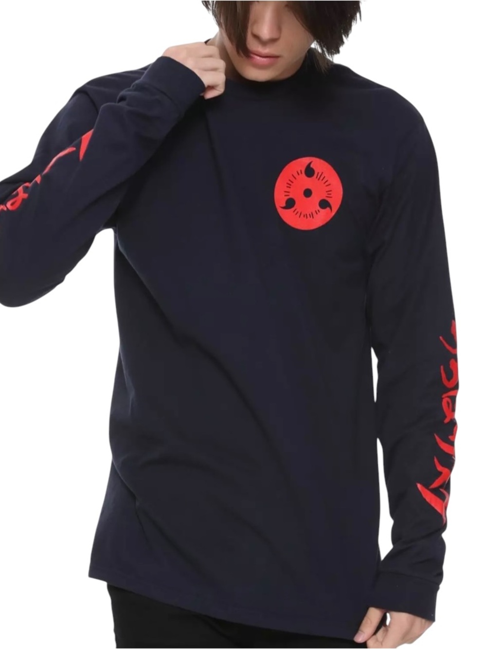 Naruto Shippuden Sasuke long sleeve T shirt